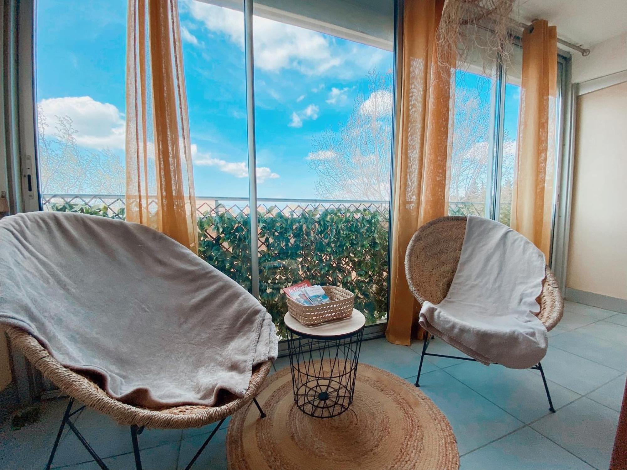 Appartement Coup De Coeur Avec Parking Et Piscine - 131 กาเนต์-อ็อง-รูสซียง ภายนอก รูปภาพ